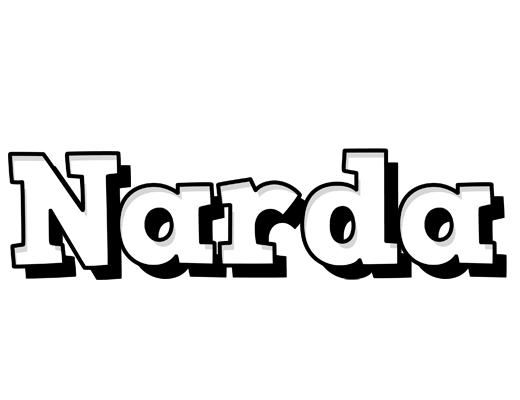 Narda snowing logo