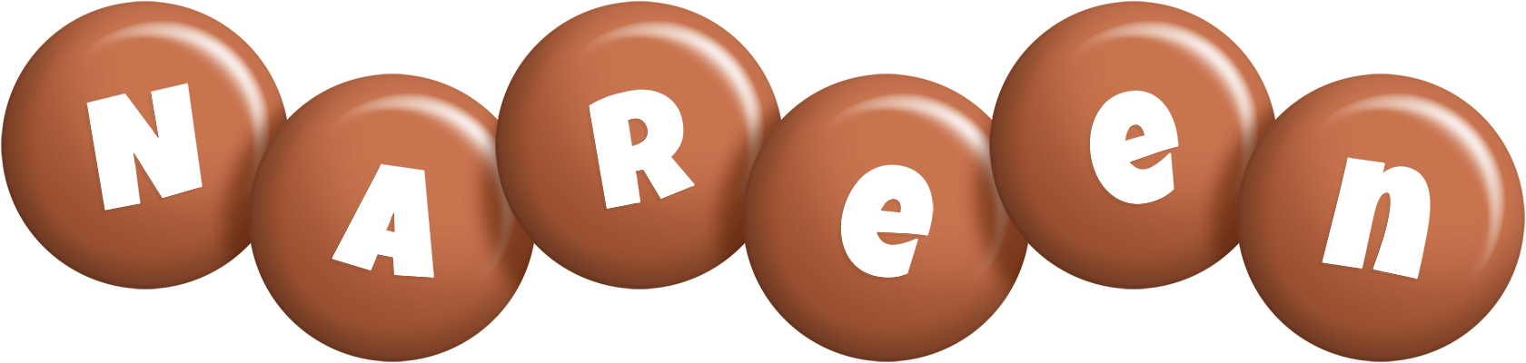 Nareen candy-brown logo