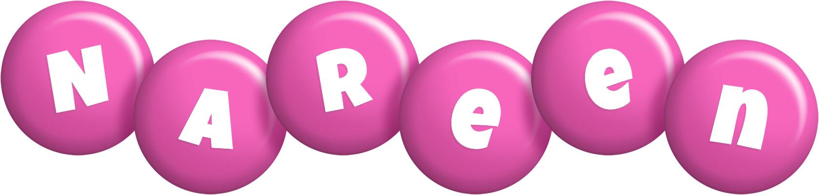 Nareen candy-pink logo