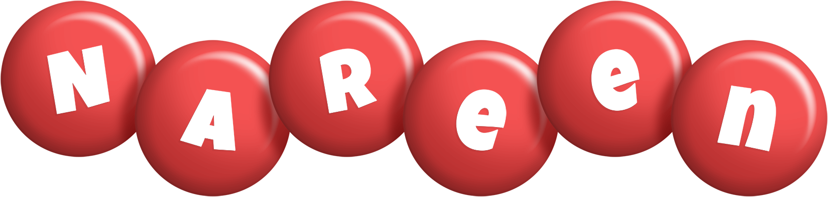 Nareen candy-red logo