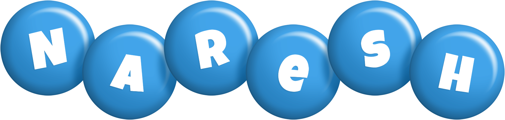 Naresh candy-blue logo