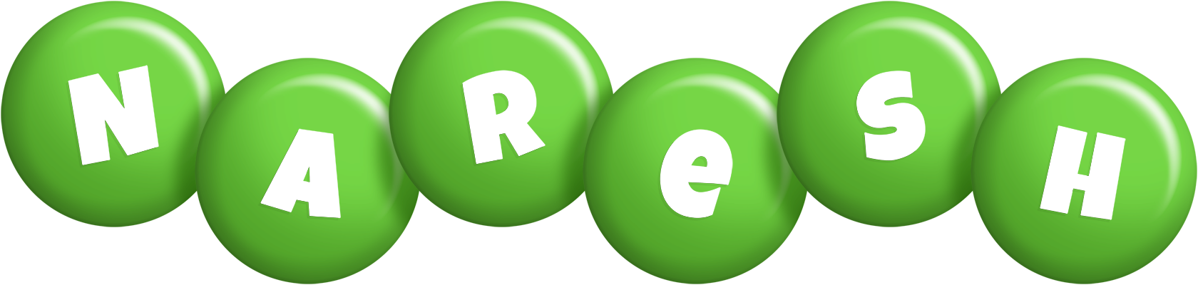 Naresh candy-green logo