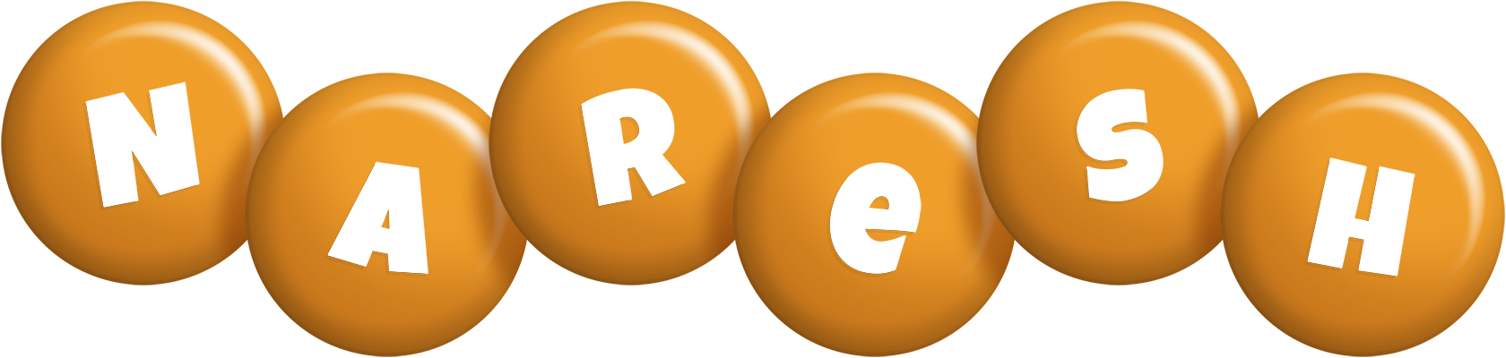Naresh candy-orange logo
