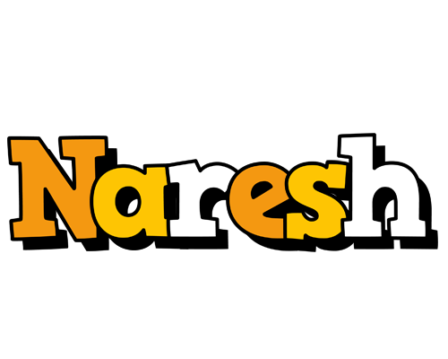Naresh cartoon logo