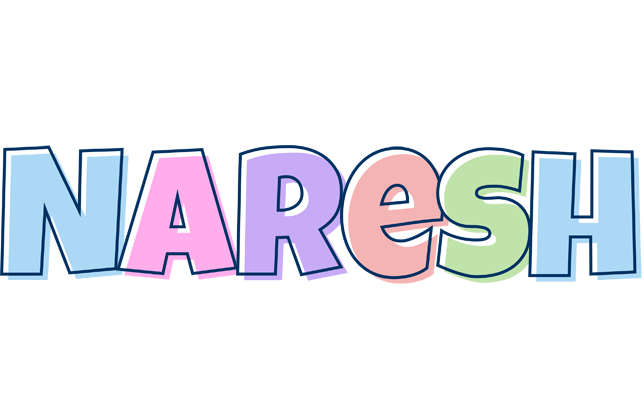 Naresh pastel logo