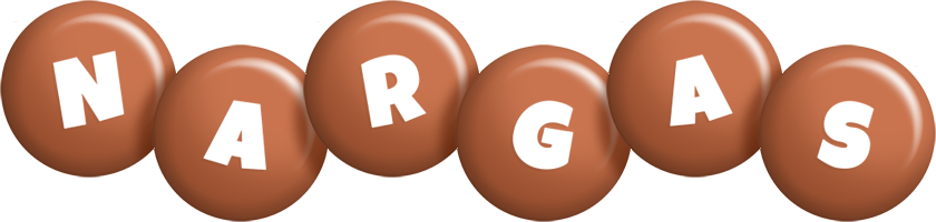Nargas candy-brown logo
