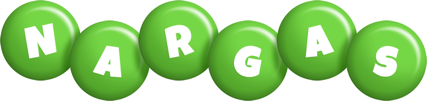 Nargas candy-green logo