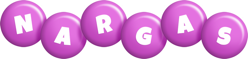 Nargas candy-purple logo