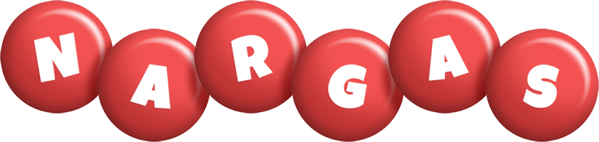 Nargas candy-red logo