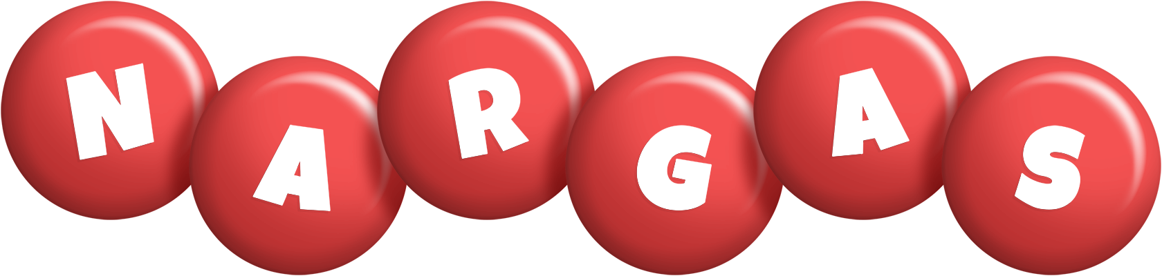 Nargas candy-red logo