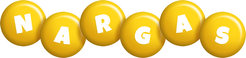 Nargas candy-yellow logo