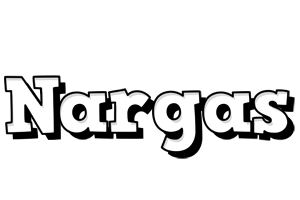 Nargas snowing logo