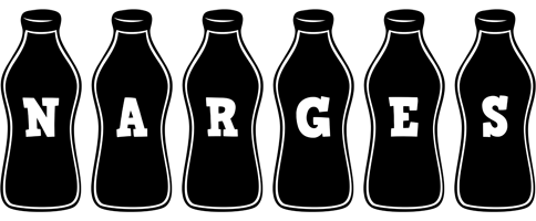 Narges bottle logo