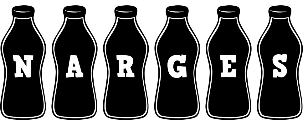 Narges bottle logo