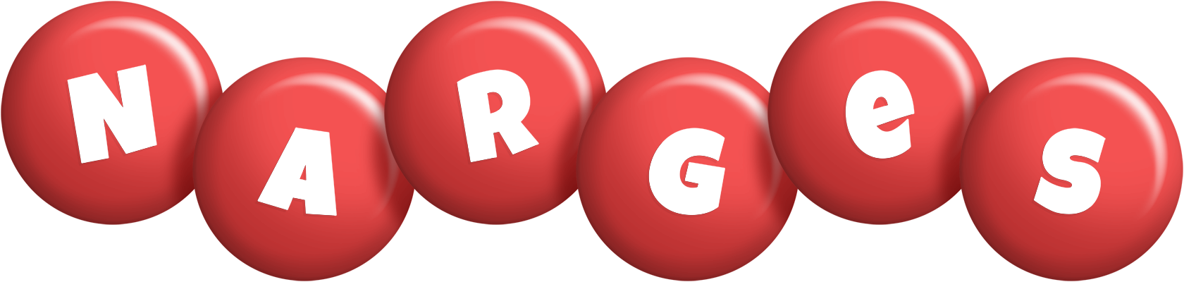 Narges candy-red logo