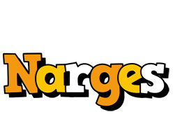 Narges cartoon logo