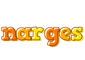 Narges desert logo