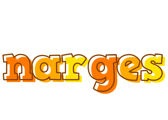 Narges desert logo