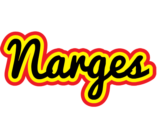 Narges flaming logo