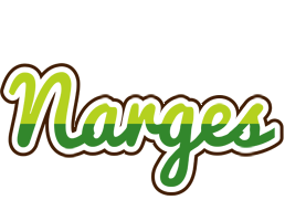 Narges golfing logo