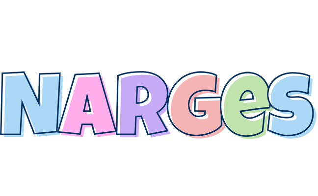 Narges pastel logo