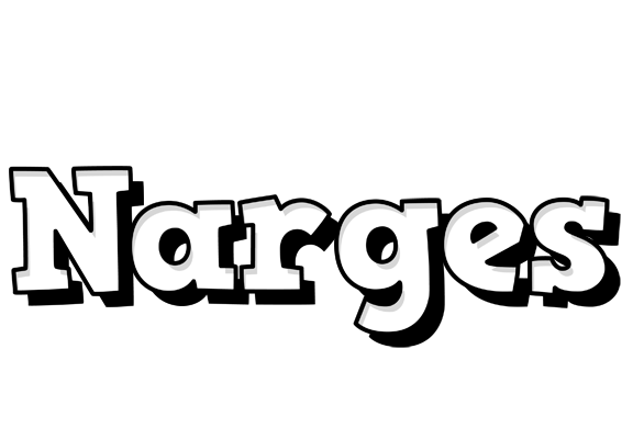 Narges snowing logo