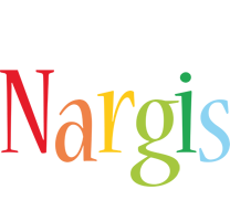 Nargis birthday logo