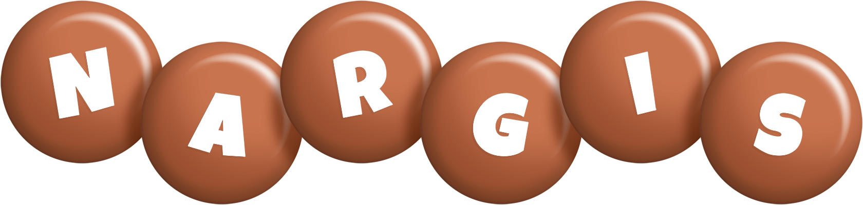 Nargis candy-brown logo