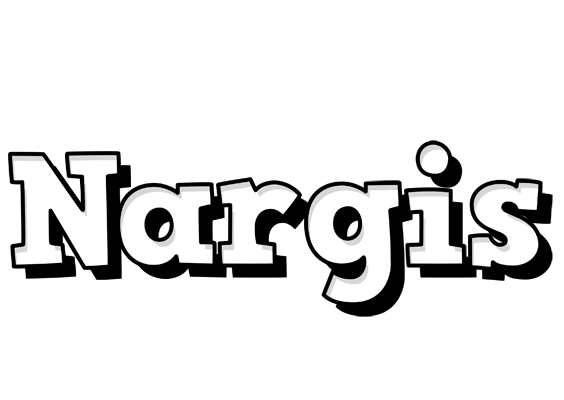 Nargis snowing logo