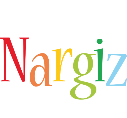 Nargiz birthday logo