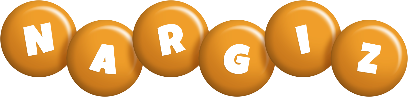 Nargiz candy-orange logo