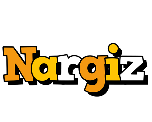 Nargiz cartoon logo