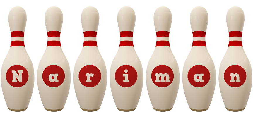 Nariman bowling-pin logo