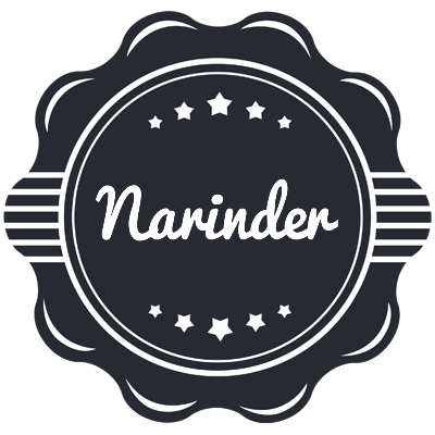 Narinder badge logo