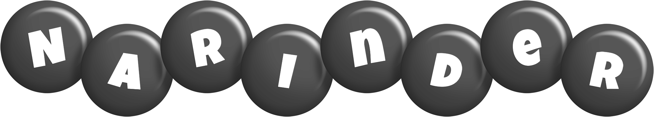 Narinder candy-black logo