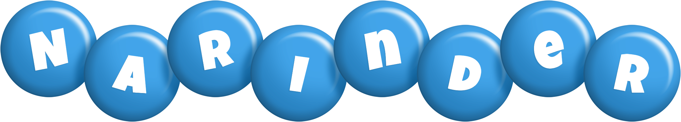 Narinder candy-blue logo