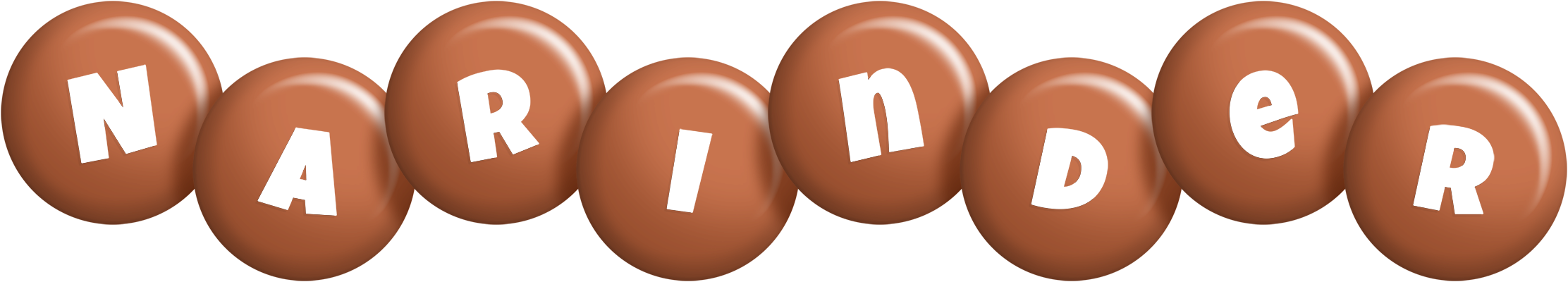 Narinder candy-brown logo