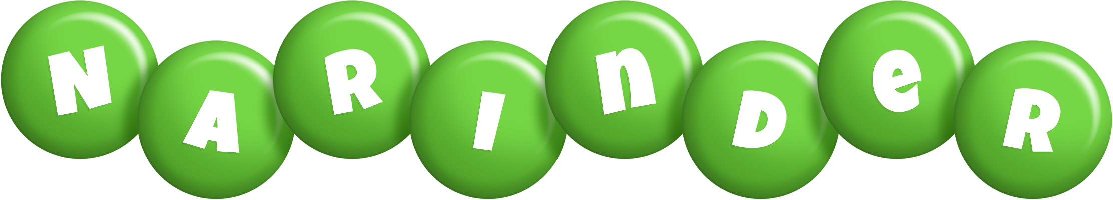 Narinder candy-green logo