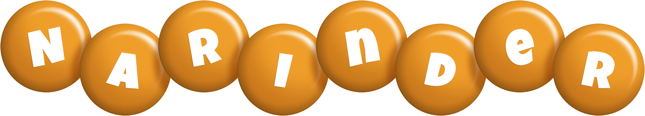 Narinder candy-orange logo