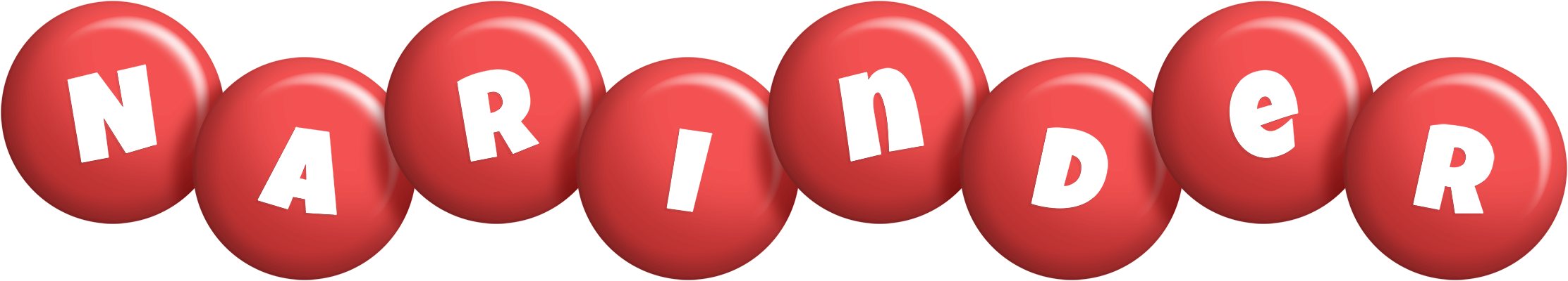 Narinder candy-red logo