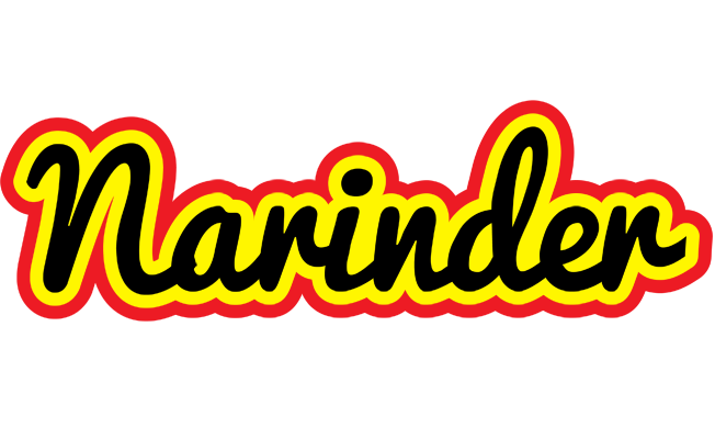 Narinder flaming logo
