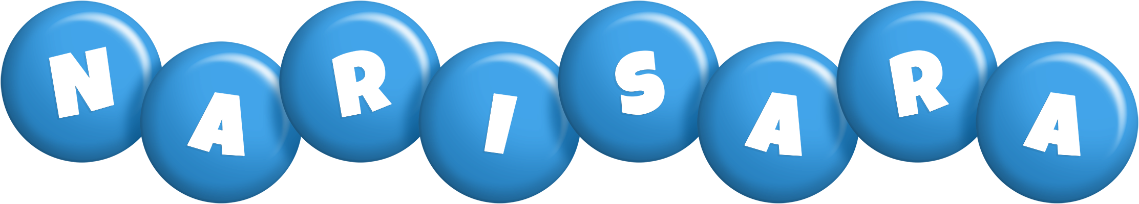 Narisara candy-blue logo