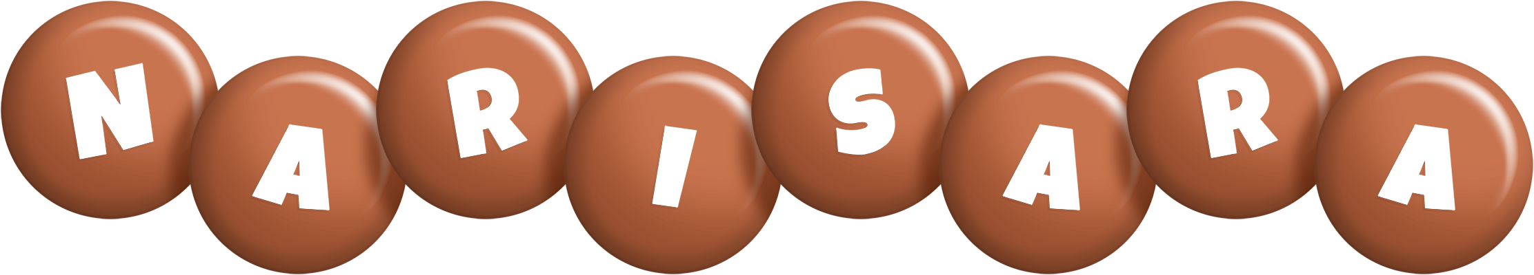Narisara candy-brown logo