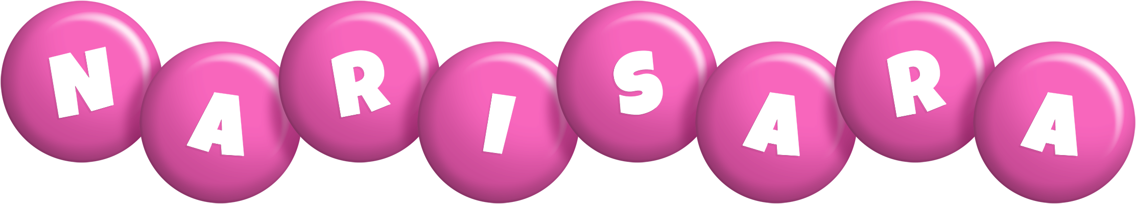 Narisara candy-pink logo