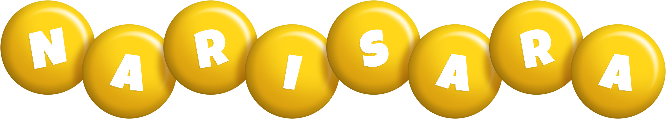 Narisara candy-yellow logo