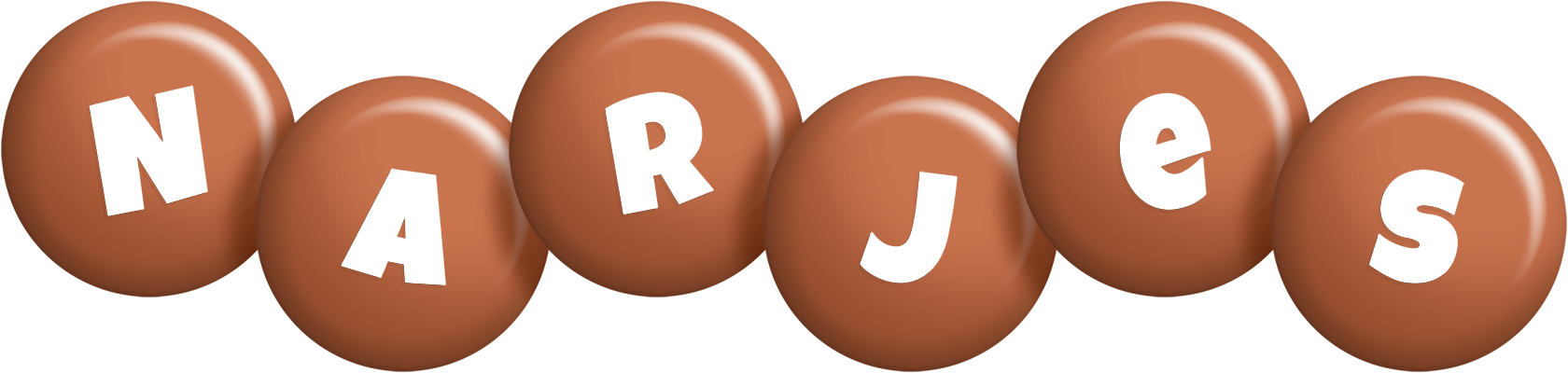 Narjes candy-brown logo
