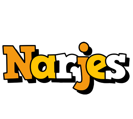 Narjes cartoon logo