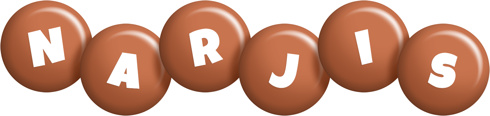 Narjis candy-brown logo