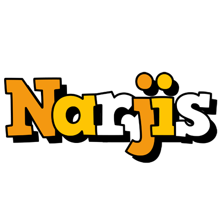 Narjis cartoon logo