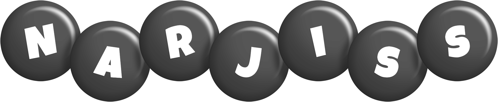 Narjiss candy-black logo
